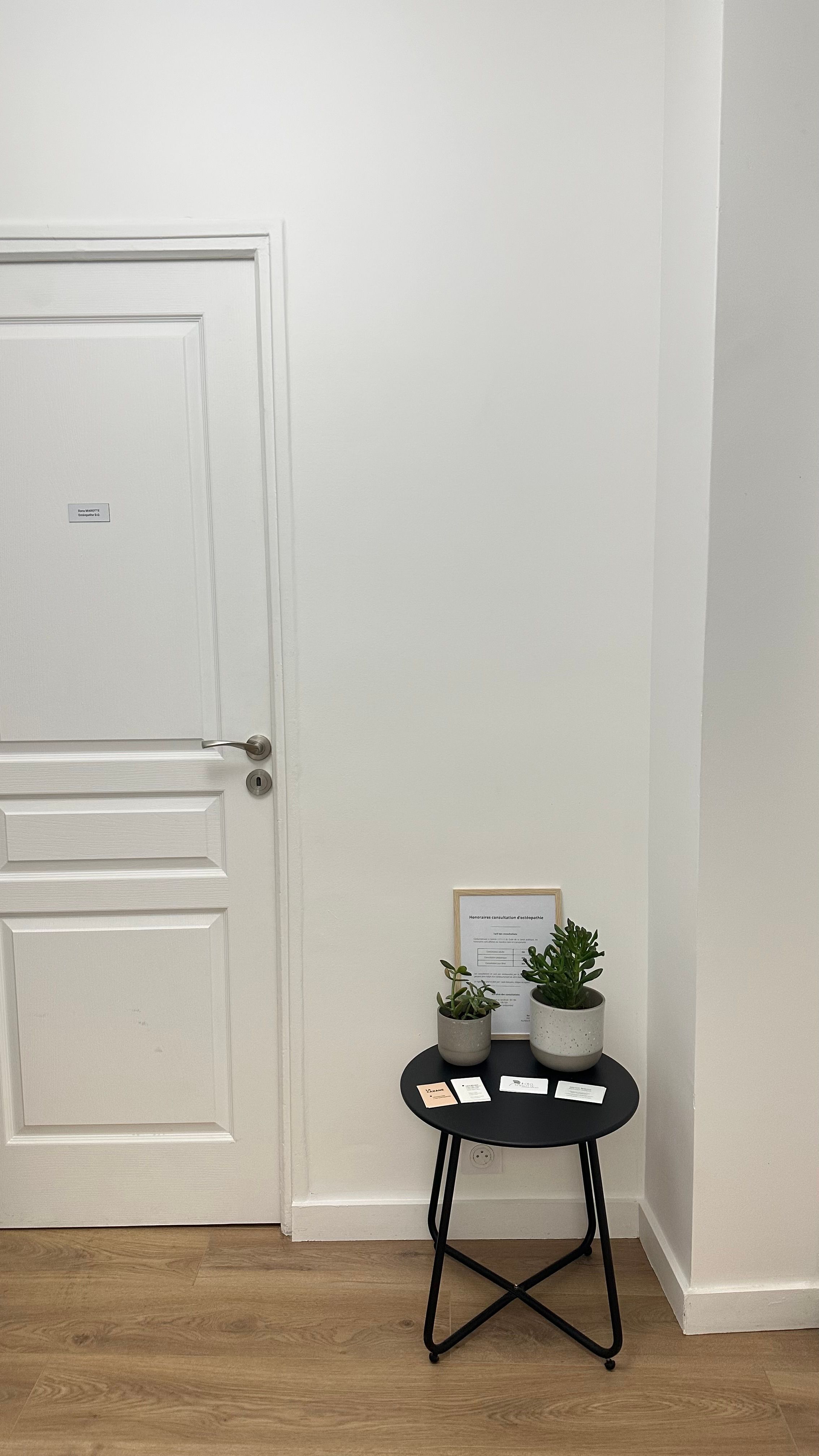 Vue du salon principal du cabinet